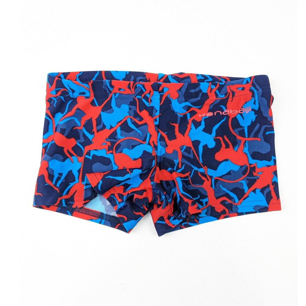Nabaiji Red & Blue Monkey Euro Swim Shorts 18-24 Months